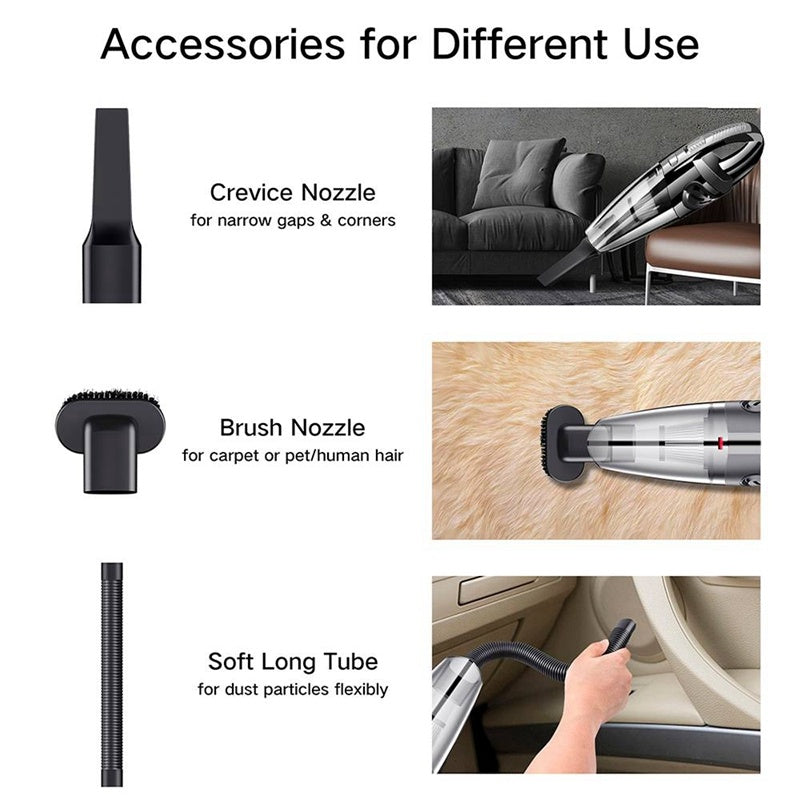 Rechargeable portable vacuum cleaner