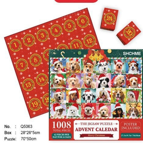 New 24 boxes  Calendrier de l'avent Puzzle