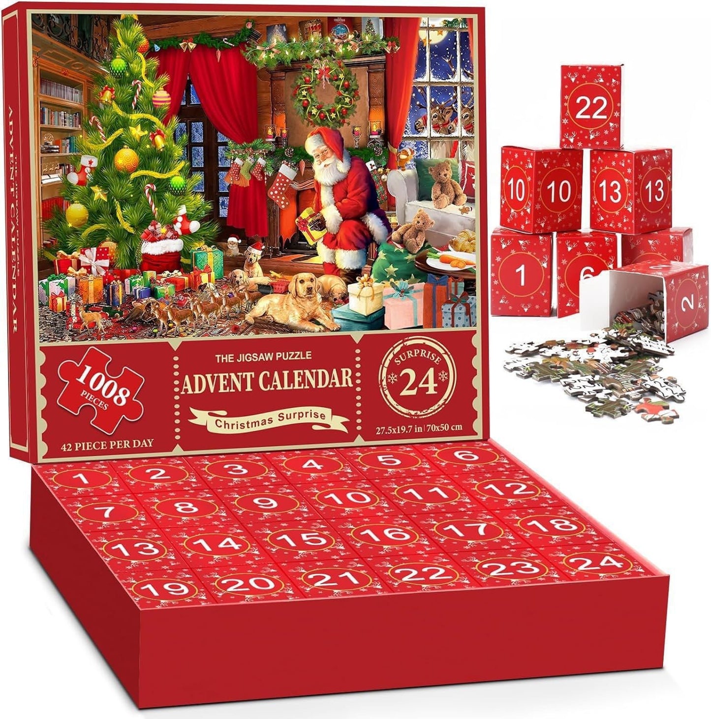 New 24 boxes  Calendrier de l'avent Puzzle