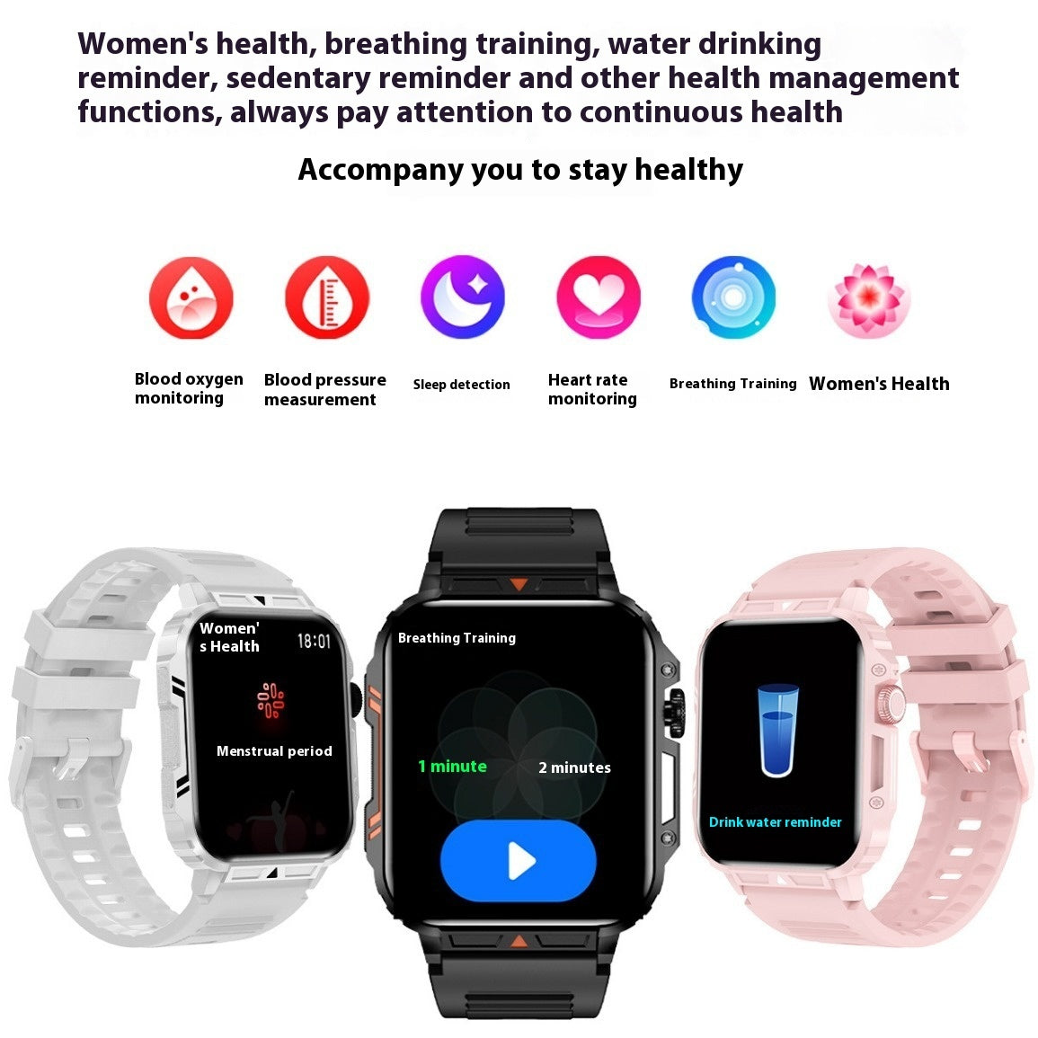 Montre connectée sport bluetooth