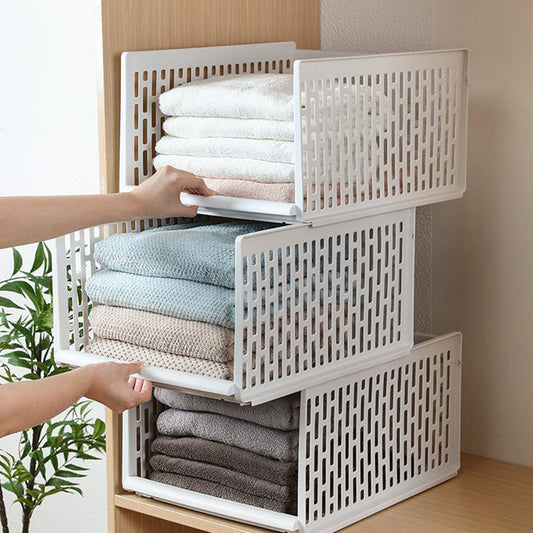 Wardrobe Storage Layers Partition Cabinet Storage Box