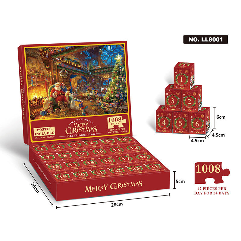 New 24 boxes  Calendrier de l'avent Puzzle