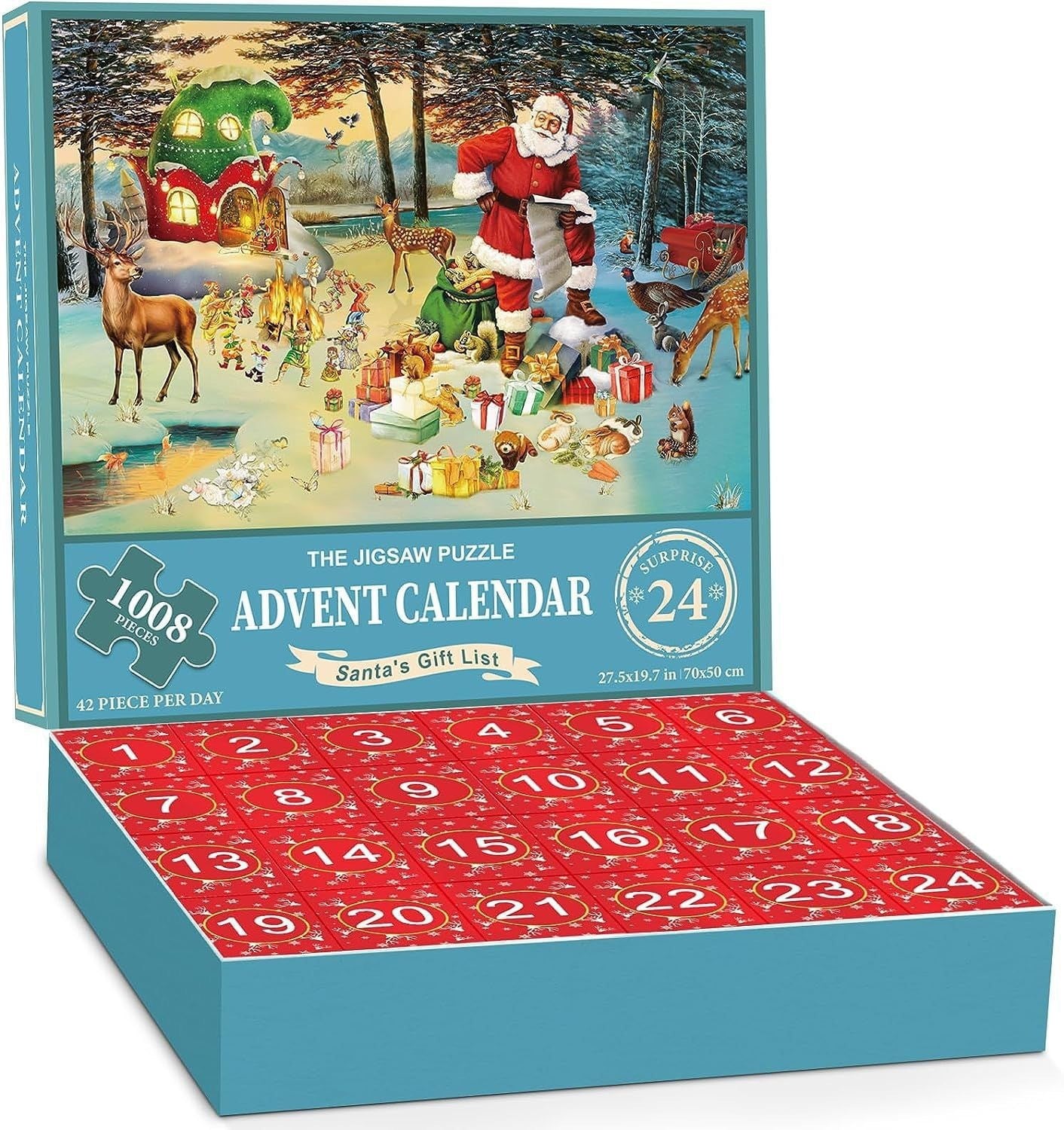 New 24 boxes  Calendrier de l'avent Puzzle