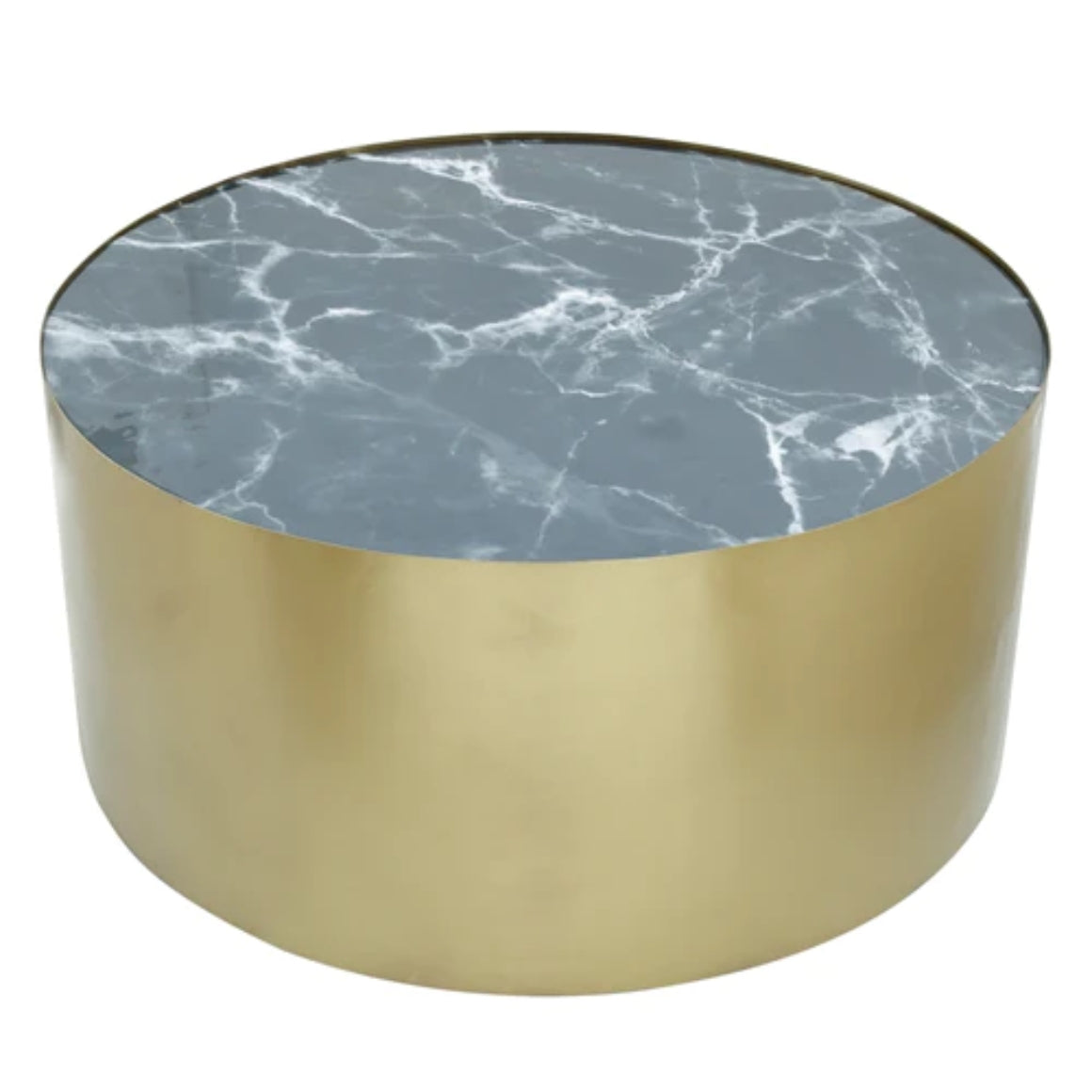 Table basse Mizza gold 90 cm